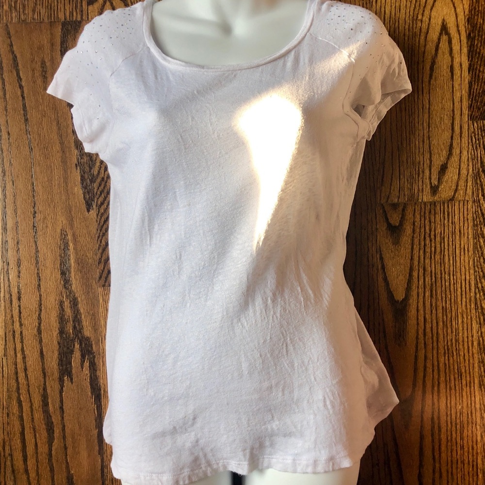 Kische Slub Knit Sparkle Sleeves w Scoop Neck M - Picture 4 of 8